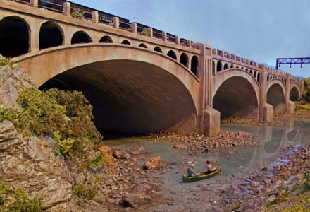 Delaware Water Gap town photos