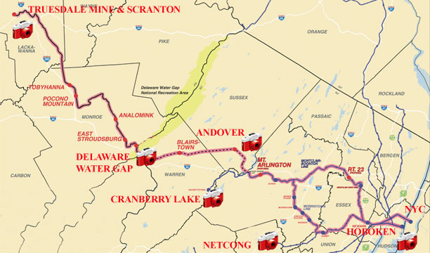 Lackawanna Railroad Map